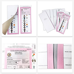 Disposible Security Voting Card